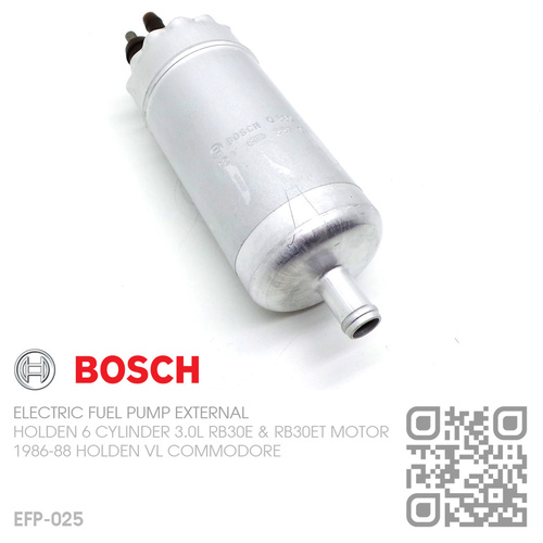 BOSCH ELECTRONIC EXTERNAL FUEL PUMP [HOLDEN 6-CYL RB30E & RB30ET TURBO 3.0L MOTOR]