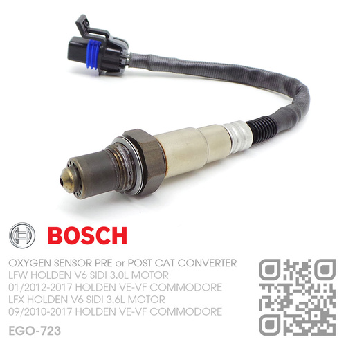 BOSCH PRE or POST CATALYTIC CONVERTER OXYGEN SENSOR [HOLDEN V6 SIDI 3.0L & 3.6L MOTOR]