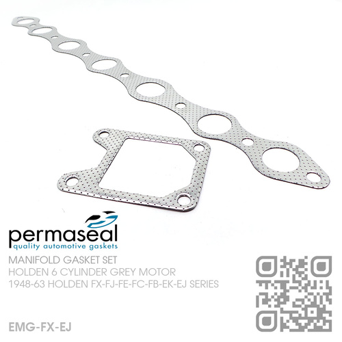 PERMASEAL ENGINE MANIFOLD GASKET SET [HOLDEN 6-CYL 132 & 138 GREY MOTOR]