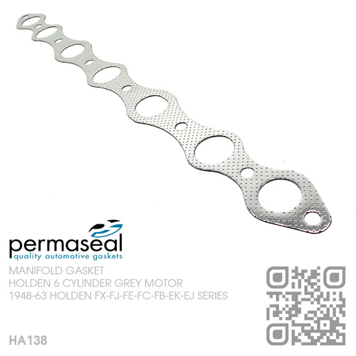 PERMASEAL ENGINE MANIFOLD GASKET [HOLDEN 6-CYL 132 & 138 GREY MOTOR]
