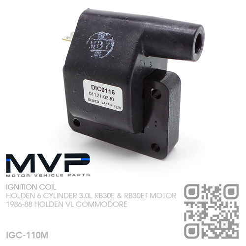 MOTOR VEHICLE PARTS ELECTRONIC IGNITION COIL 12 VOLT [HOLDEN 6-CYL RB30E & RB30ET TURBO 3.0L MOTOR]