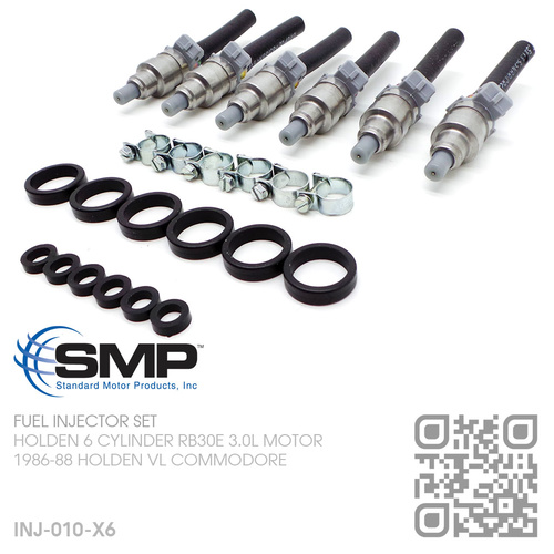 SMP (USA) FUEL INJECTOR SET [HOLDEN 6 CYL RB30E 3.0L MOTOR]