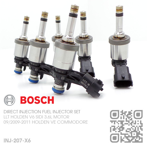 BOSCH DIRECT INJECTION FUEL INJECTOR SET [HOLDEN V6 SIDI 3.6L MOTOR]