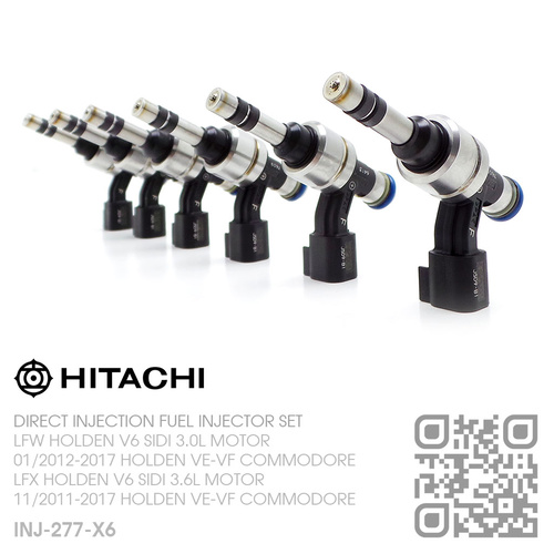 HITACHI DIRECT INJECTION FUEL INJECTOR SET [HOLDEN V6 SIDI 3.0L & 3.6L MOTOR]