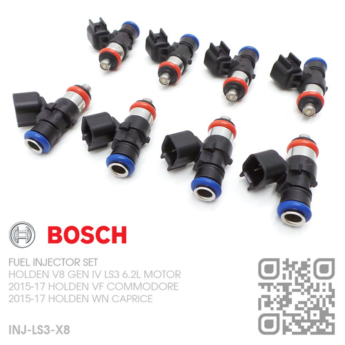BOSCH FUEL INJECTOR SET [HOLDEN V8 GEN IV LS3 6.2L MOTOR]