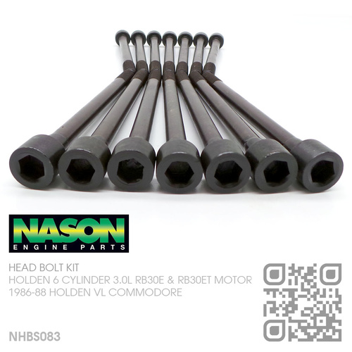 NASON HEAD BOLT KIT [HOLDEN 6-CYL RB30E & RB30ET TURBO 3.0L MOTOR]