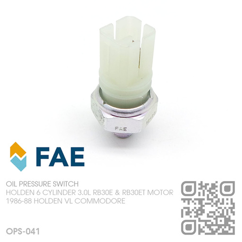FAE OIL PRESSURE SWITCH [HOLDEN 6-CYL RB30E & RB30ET TURBO 3.0L MOTOR]