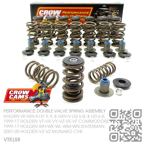 CROW CAMS PERFORMANCE 400lb DOUBLE VALVE SPING KIT [HOLDEN V8 GEN III LS1 5.7L, GEN IV LS2 6.0L & LS3 6.2L MOTOR]