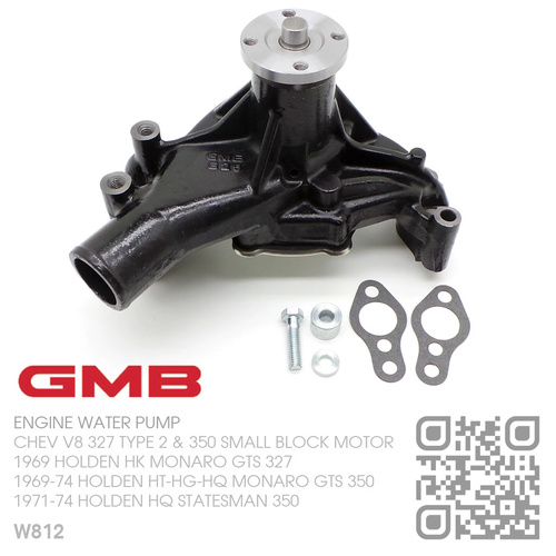 GMB WATER PUMP [CHEV V8 327 TYPE 2 & 350 SMALL BLOCK MOTOR]