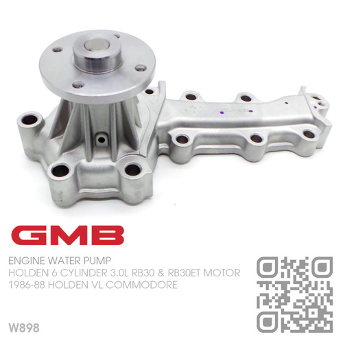 GMB WATER PUMP [HOLDEN 6-CYL RB30E & RB30ET TURBO 3.0L MOTOR]